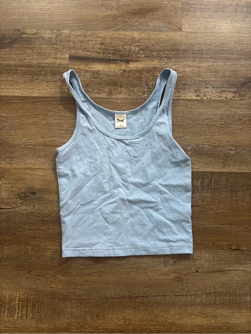 Aritzia TNA blue tank size XS